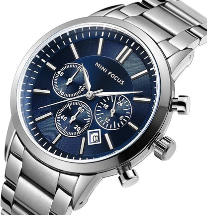 Mini Focus Men's Watch – MF0188G.02 Silver Blue