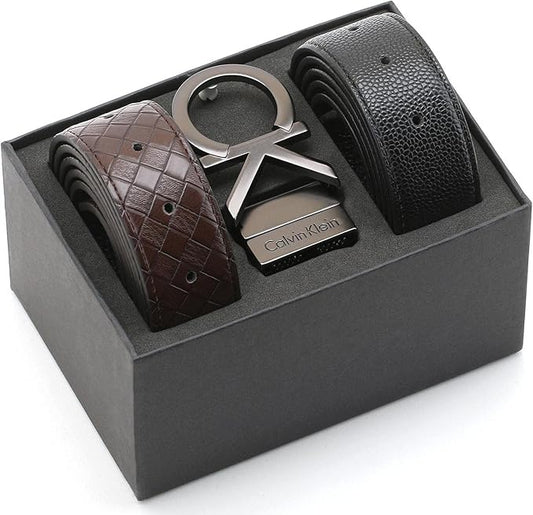 Calvin Klein Men's Double-Face Leather Belt