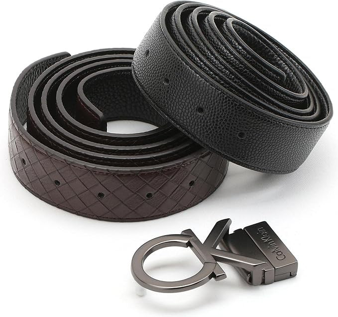 Calvin Klein Men's Double-Face Leather Belt