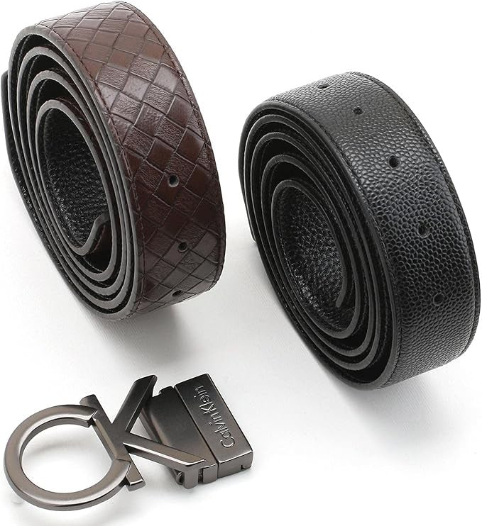 Calvin Klein Men's Double-Face Leather Belt