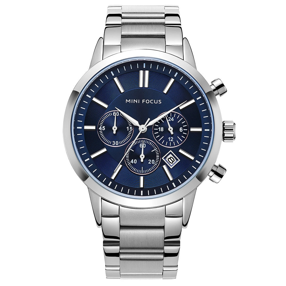 Mini Focus Men's Watch – MF0188G.02 Silver Blue