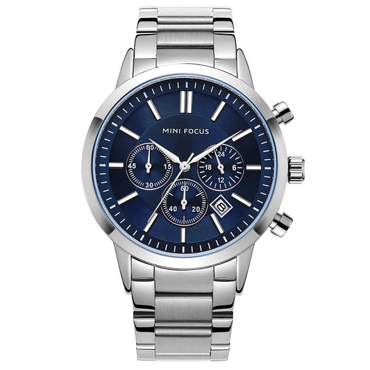 Mini Focus Men's Watch – MF0188G.02 Silver Blue