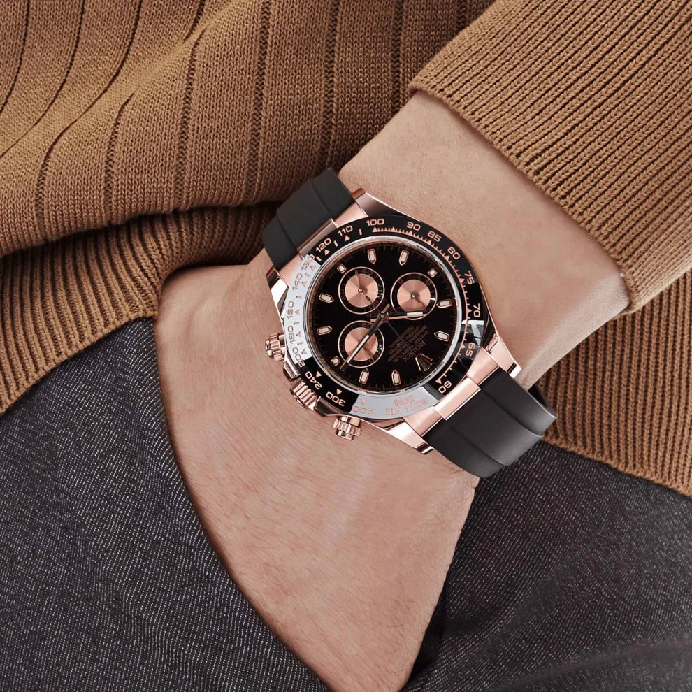 Rolex Daytona Rubber Black Dial 42 mm Men's Watch