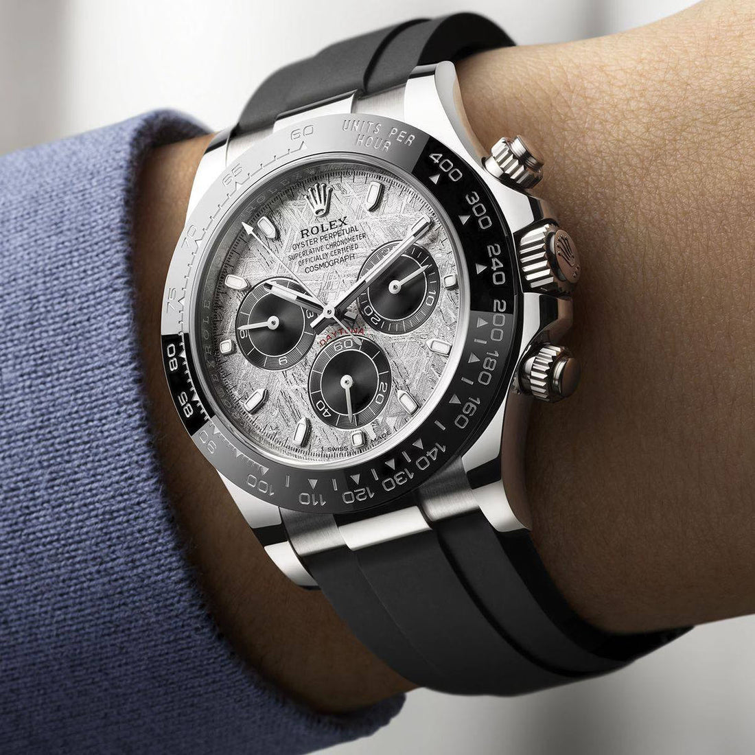 Rolex Daytona Rubber Silver Dial 42 mm Men's Watch (Ref. 112)