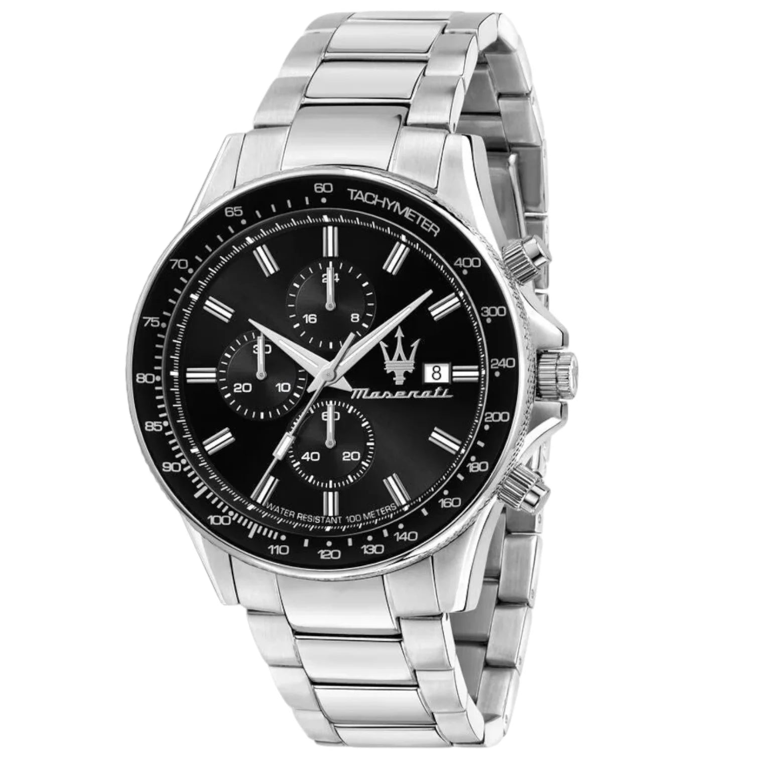 Black Dial 44 mm Metal Bracelet Men's Watch R8873640015