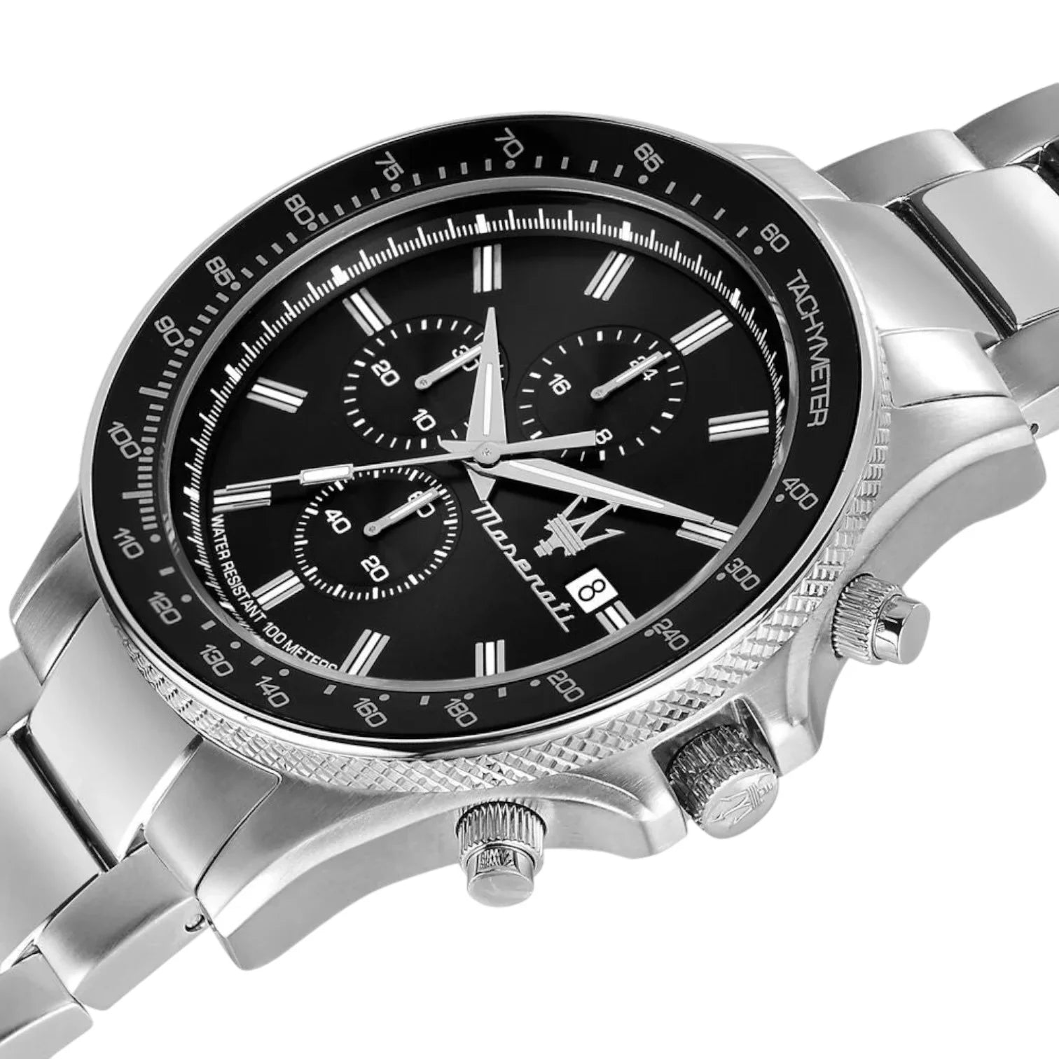 Black Dial 44 mm Metal Bracelet Men's Watch R8873640015