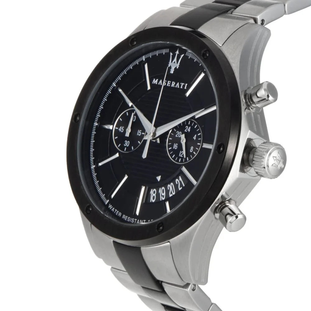 Maserati Black Dial 44 mm Metal Bracelet Men's Watch R8873627003