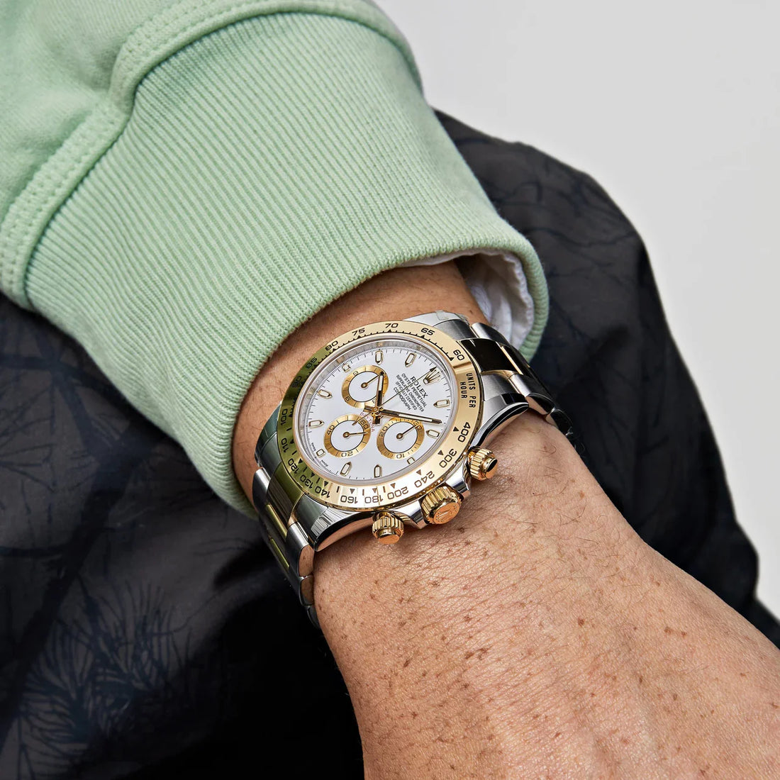 Rolex Daytona Metal Bracelet Men's Watch (Ref. 101)